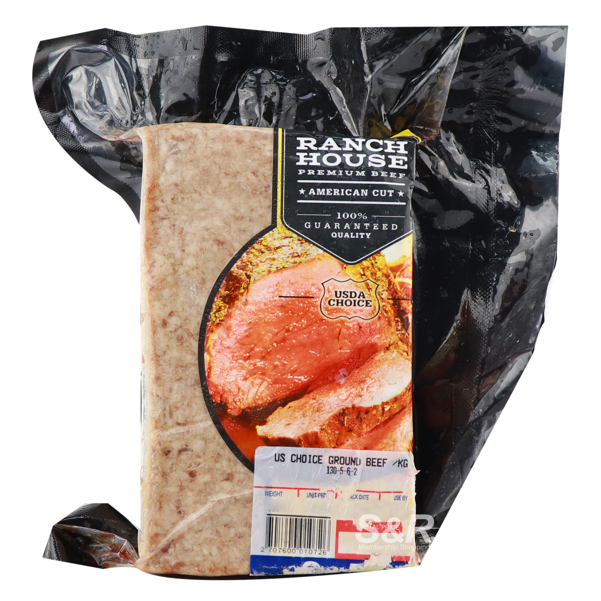 Ranch House Premium Beef American Cut US Choice Ground Beef approx. 1.1kg Ranch House Premium Beef American Cut US Choice Ground Beef approx. 1.1kg